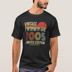 T-shirt 17 ans Vintage 2005 17e anniversaire