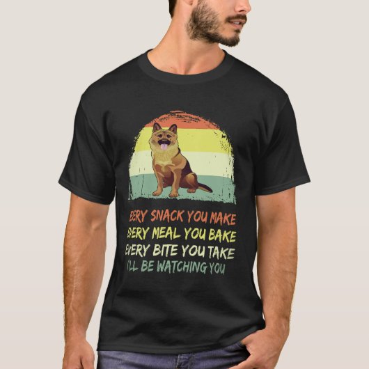 T-shirt 17 Chaque collation que vous préparez... Je vais v (Devant)