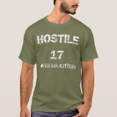 T-shirt 17 hostiles me doit des chatons (Devant)