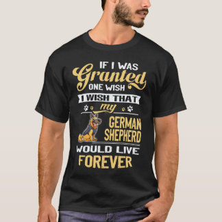 T-shirt 17 Si j'étais accordé un vœu je souhaite que mon a