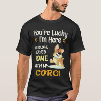 T-shirt 17 Vous êtes un Corgi chanceux
