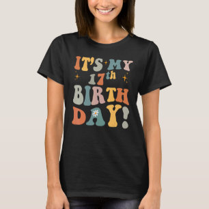 T-shirt 17e anniversaire 17 ans Super Retro les années 70