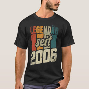 T-shirt 17e anniversaire garçon fille 17 ans 2006
