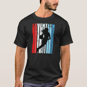 T-shirt 17e Basket Anniversaire Retro Vintage détendu