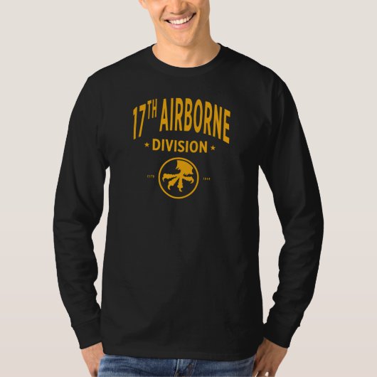 T-shirt 17e division aéroportée - Militaire des États-Unis (Devant)