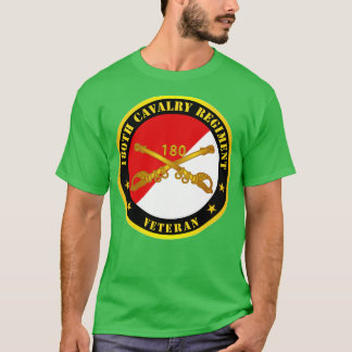 T-shirt 180e division du régiment de cavalerie Vétéran Rou