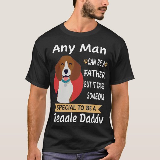 T-shirt 181 N'Importe Quel Homme Beagle Papa (Devant)