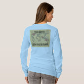T-shirt 1850's Map of British Empire Throughout the World (Dos entier)