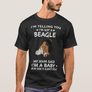 T-shirt 185 Je vous dis que je ne suis pas un Beagle