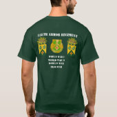 T-shirt 185th Pièce en t de régiment d'armure (Dos)