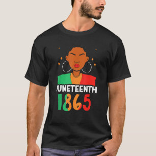T-shirt 1865 1865 Afrique Noir Américain Usa Ameri