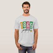 T-shirt 1865 - Histoire des Noirs (Devant entier)