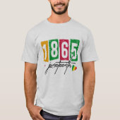 T-shirt 1865 - Histoire des Noirs (Devant)