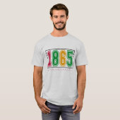 T-shirt 1865 - Histoire des Noirs (Devant entier)