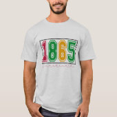 T-shirt 1865 - Histoire des Noirs (Devant)