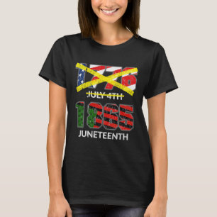 T-shirt 1865 - Pas le 4 juillet 1776 Drapeau de la fête de