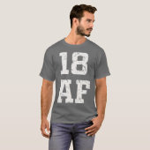 T-shirt 18 AF 18e anniversaire 2000 Cadeau Anniversaire Vi (Devant entier)
