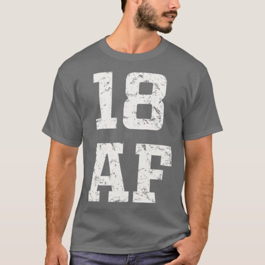 T-shirt 18 AF 18e anniversaire 2000 Cadeau Anniversaire Vi (Devant)