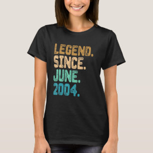 T-shirt 18 Ancienne légende depuis juin 2004 18ème anniver