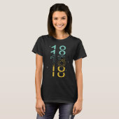 T-shirt 18 ans 18e anniversaire 28 (Devant entier)