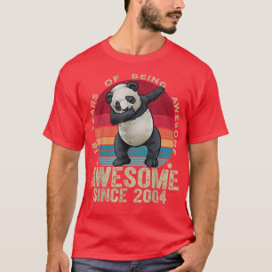 T-shirt 18 Ans Dabbing Panda 18e Anniversaire Enfants Unic