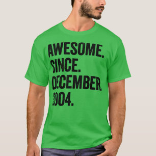 T-shirt 18 Ans Décembre 2004 18e Anniversaire2