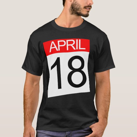 T-shirt 18 Avril (Devant)