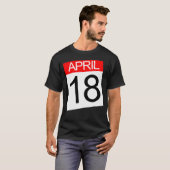 T-shirt 18 Avril (Devant entier)