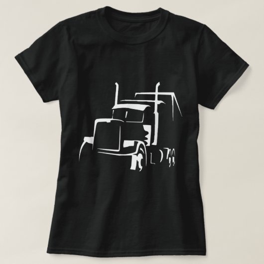 T-shirt 18 Chemise semi-remorque pour les conducteurs de c (Design devant)