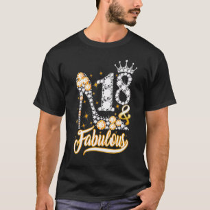 T-shirt 18 & Fabuleux 18 Ans 18e Anniversaire Diamant C