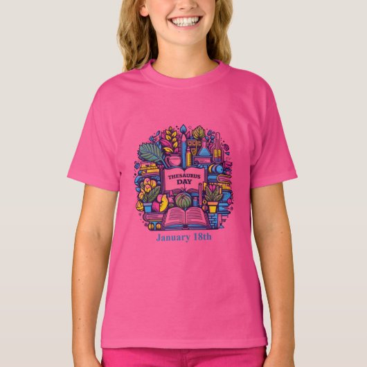T-shirt 18 janvier - Thesaurus Day (Devant)