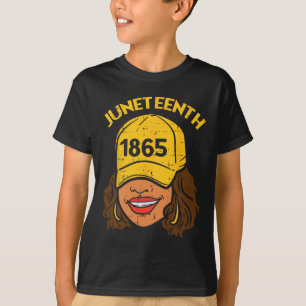 T-shirt 18 juin 1865 19 juin Femme Black Pride Afrique