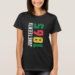 T-shirt 18 juin 1865 Journée de la liberté noire des Afro-