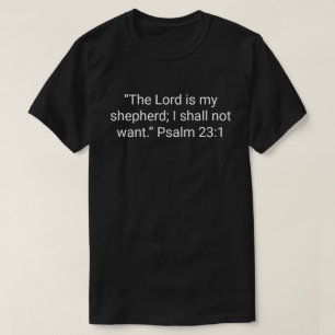 T-shirt 18. «L'Éternel est mon berger; je ne manquerai de