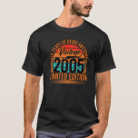T-shirt 18 Years Old Vintage 2005  18th Birthday whit  2<br><div class="desc">18 Years Old Vintage 2005  18th Birthday whit  2.</div>