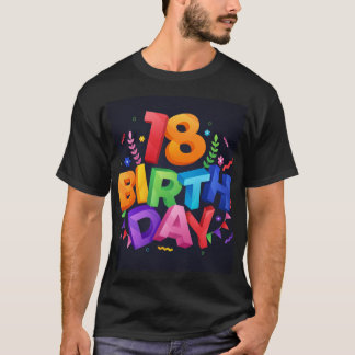 T-shirt 18e anniversaire