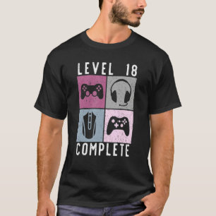 T-shirt 18e anniversaire 18 ans Jeu de joueur