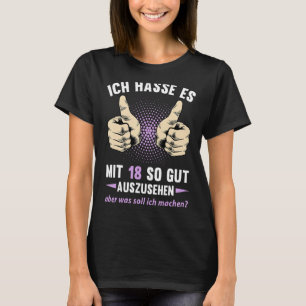 T-shirt 18e anniversaire garçon cadeau 18 ans décoration f
