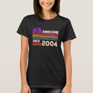 T-shirt 18e anniversaire garçons filles stupéfaits depuis