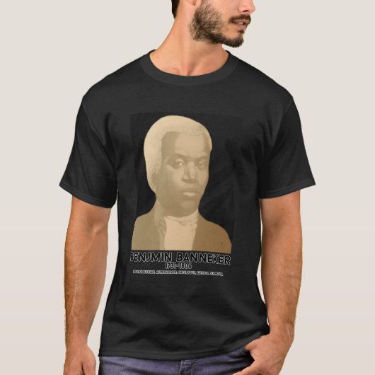 T-shirt 18E Siècle Né Benjamin Banneker (Devant)