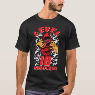 T-shirt 18ème Anniversaire 18ans Garçon Gamer 18 ans Anniv