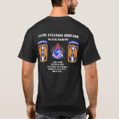 T-shirt 18ème Brigade d'aviation "barons de noir " (Dos)