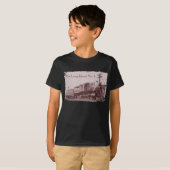 T-shirt 1900 Chemise de la locomotive Baldwin (Devant entier)