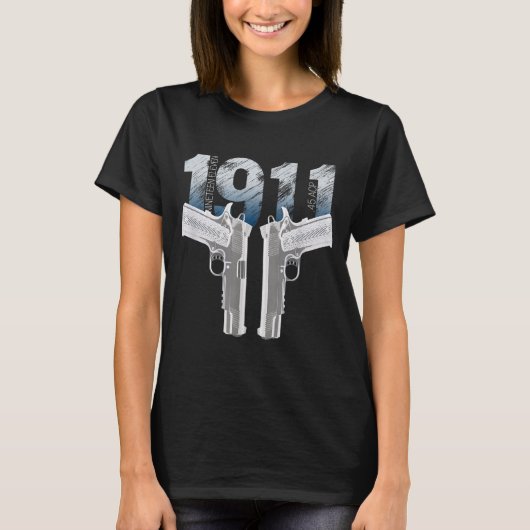 T-shirt 1911 Handgun Pro Gun 2nd Amendment Gift  (Devant)