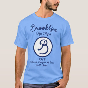T-shirt 1914 Brooklyn Tip Tops ⚾ Ligue fédérale de bas