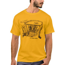 T-shirt 1914 de moto de Sears