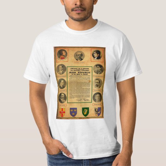 T-shirt 1916 Irlande Proclamation Irlande (Devant)