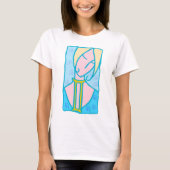 T-shirt 1920 Femme Gemini en bleu avec symbole (Devant)