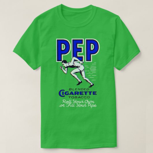 T-shirt 1920 Pep Cigarette Tobacco (Design devant)
