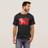 T-shirt 1920 s Interdiction Flapper Danse Parler Facile Dé (Devant entier)